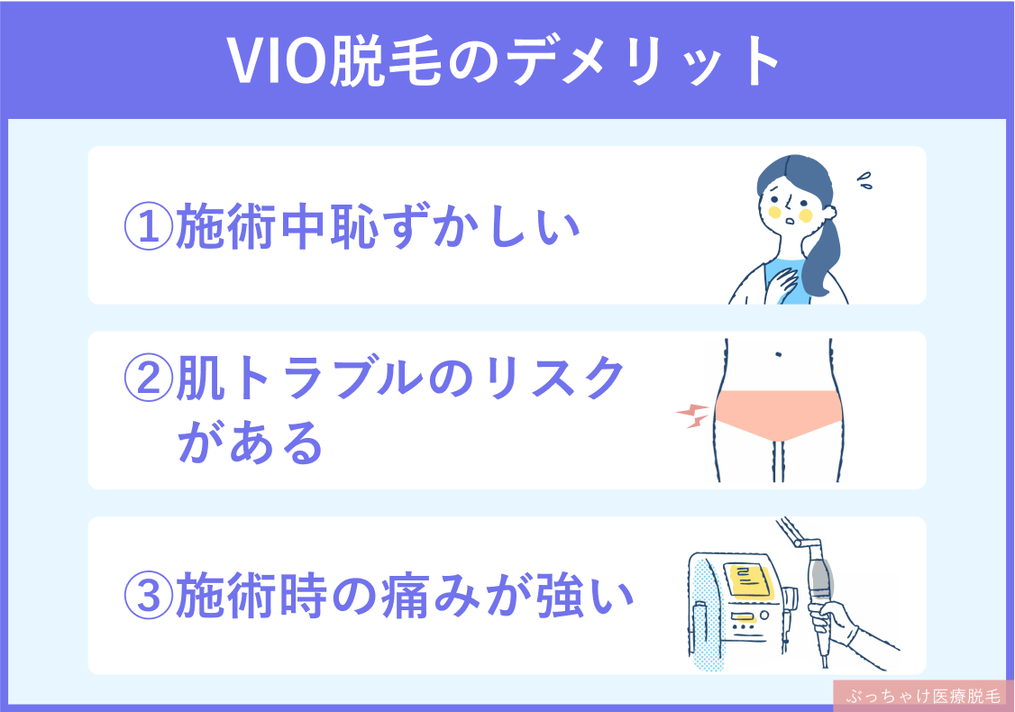 “vio脱毛デメリット”