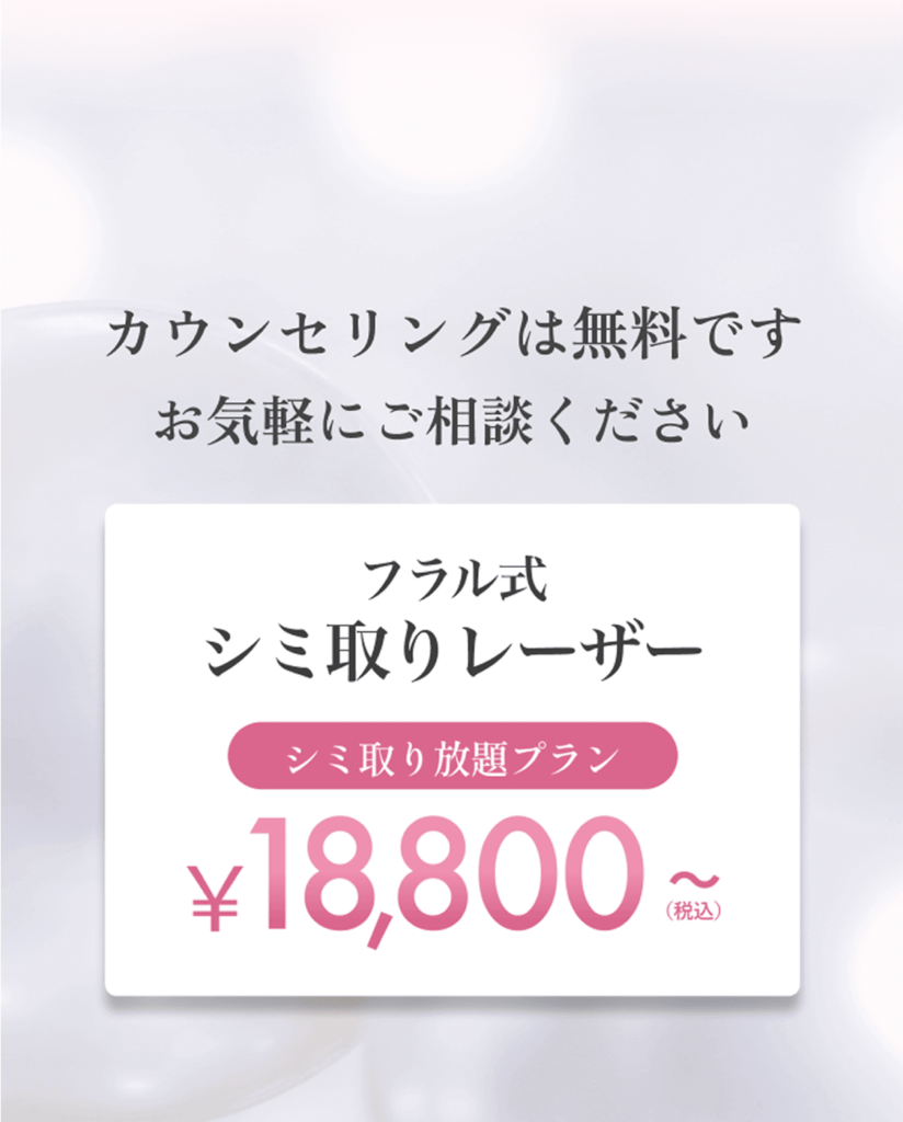 フラル式シミ取りレーザー