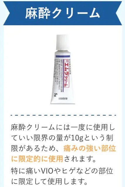 麻酔クリーム