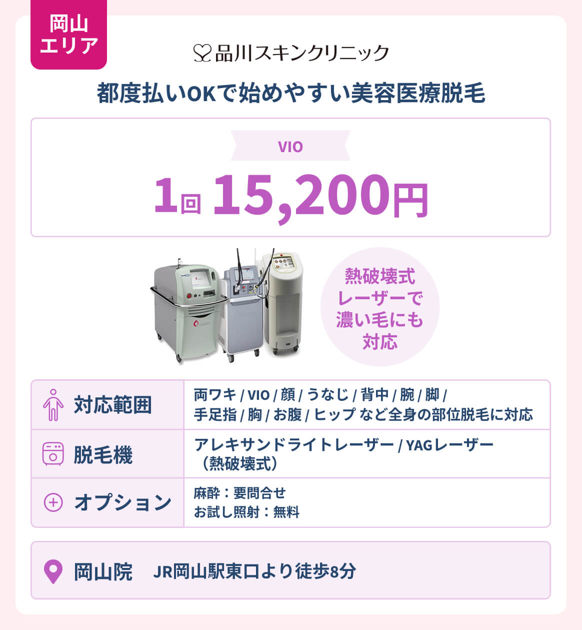 岡山エリア_品川スキンクリニック
