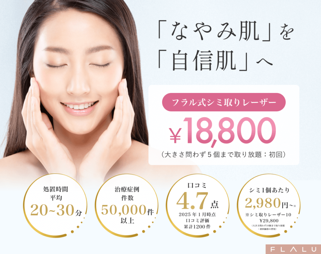 はじめてのシミ治療