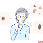 様々なイボのイラスト