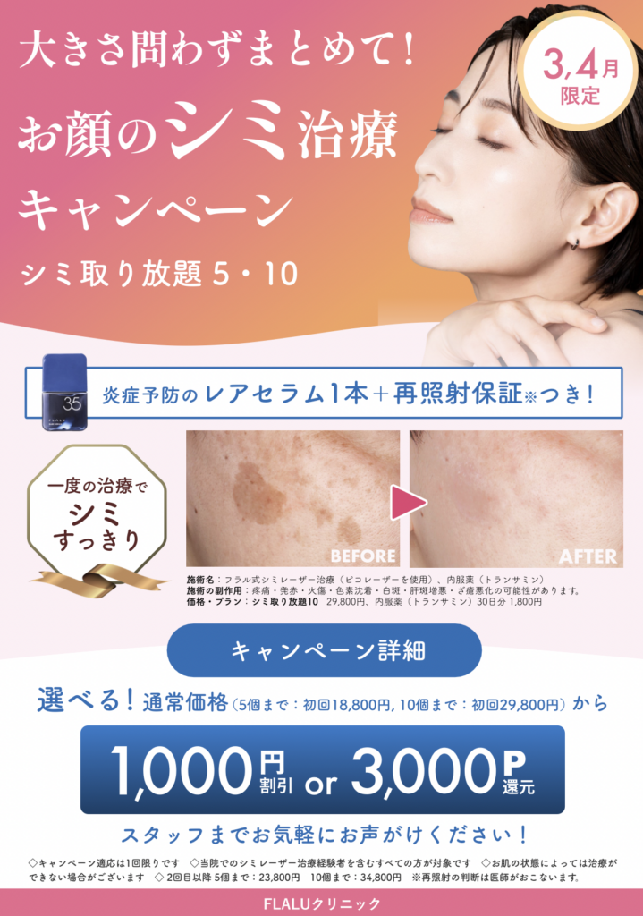 大阪院3月4月限定キャンペーン