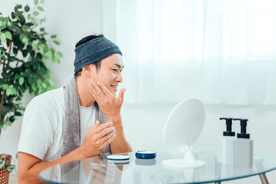 5_自宅でできる男性のシミやそばかすの基本ケア