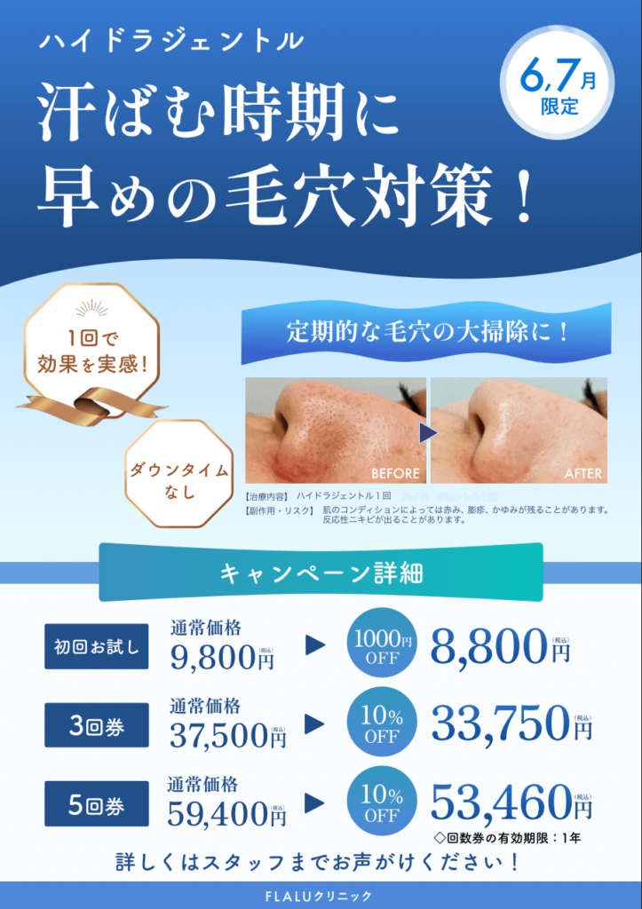 大阪院6月7月キャンペーン:ハイドラ
