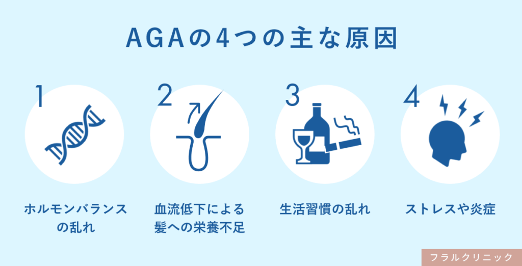 4_AGA_男性の薄毛の原因