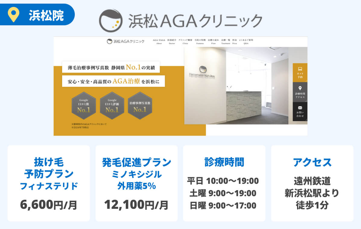 浜松AGAクリニックのアイキャッチ