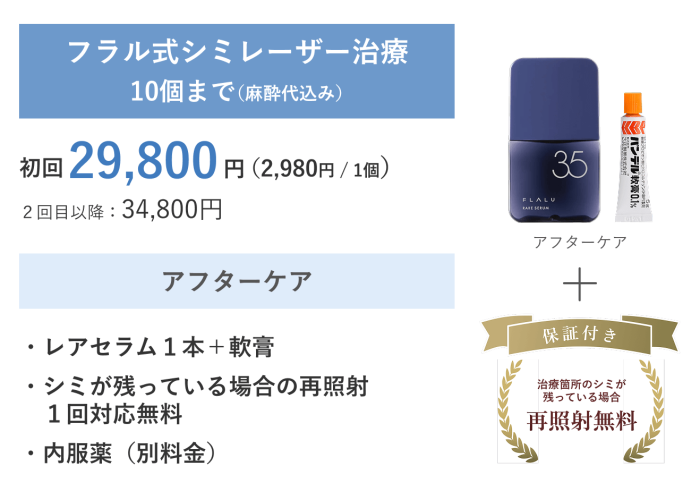 東京大阪_フラル式_シミ取り放題10_価格表_250930 (1)