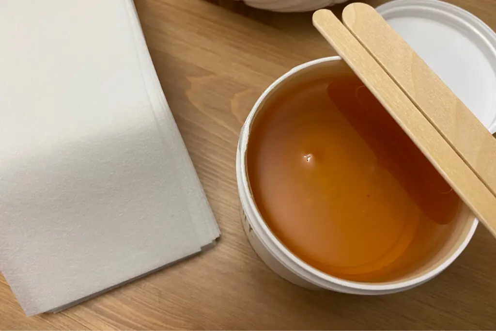 ワックス脱毛に使用するワックスイメージ