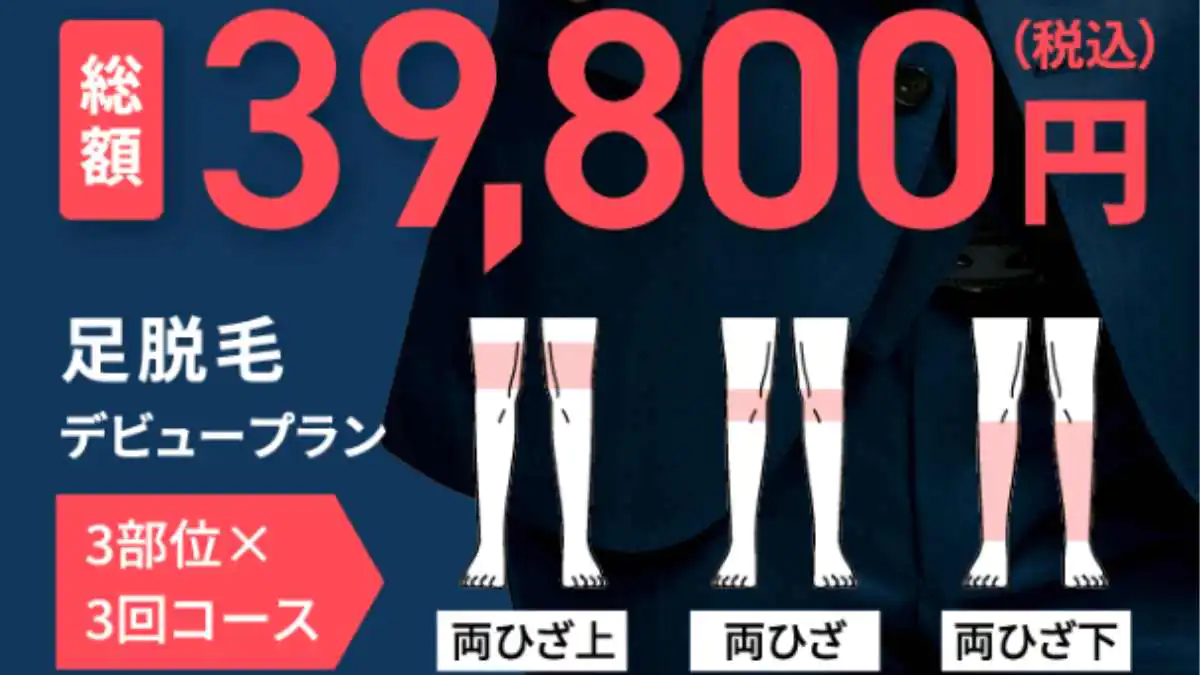 レジーナクリニックオムのひざ上・ひざ・ひざ下トライアルプラン