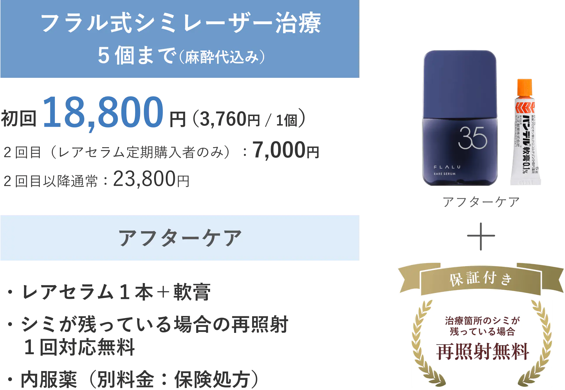 シミ取りレーザー5_価格_250425 シミ取りレーザー5_価格_250425