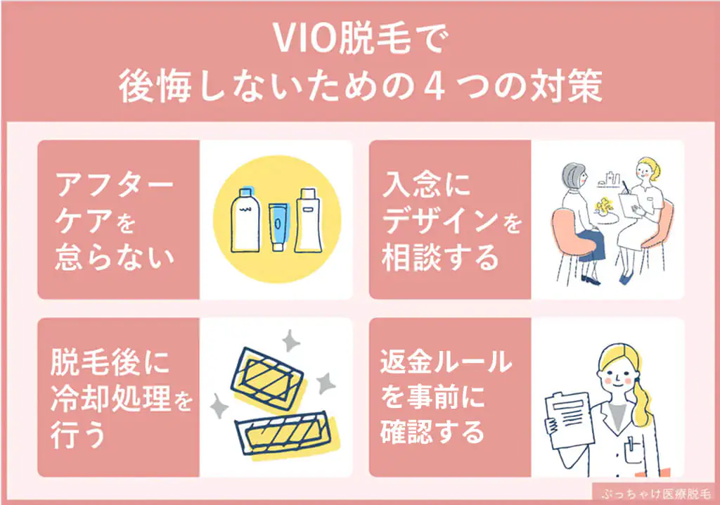 レディース脱毛_VIO_後悔しないための4つの対策